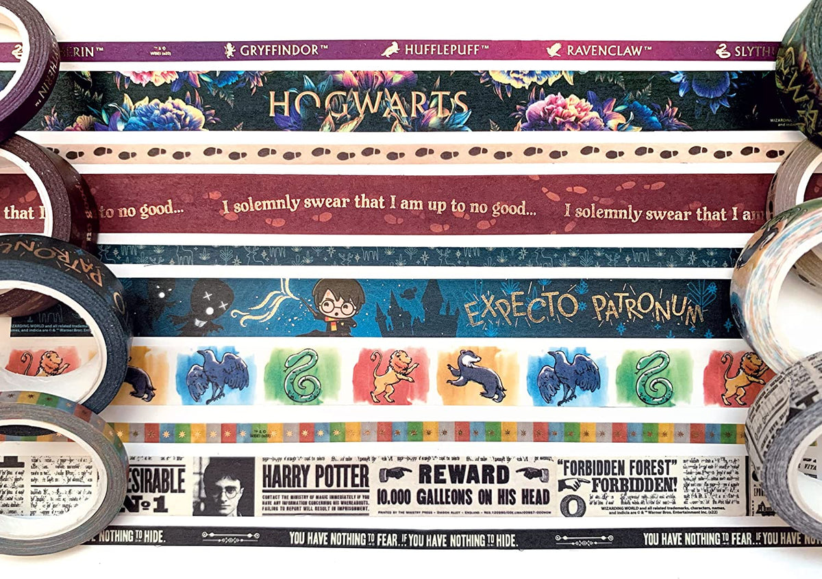 HARRY POTTER New WASHI TAPEs - by Paper House- New !! New !! Single Se –  BARBS CRAFT DEPOT