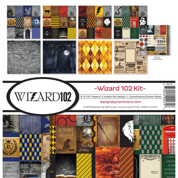 WIZARD 102 by REMINISCE - HARRY POTTER THEME PAPER PACK