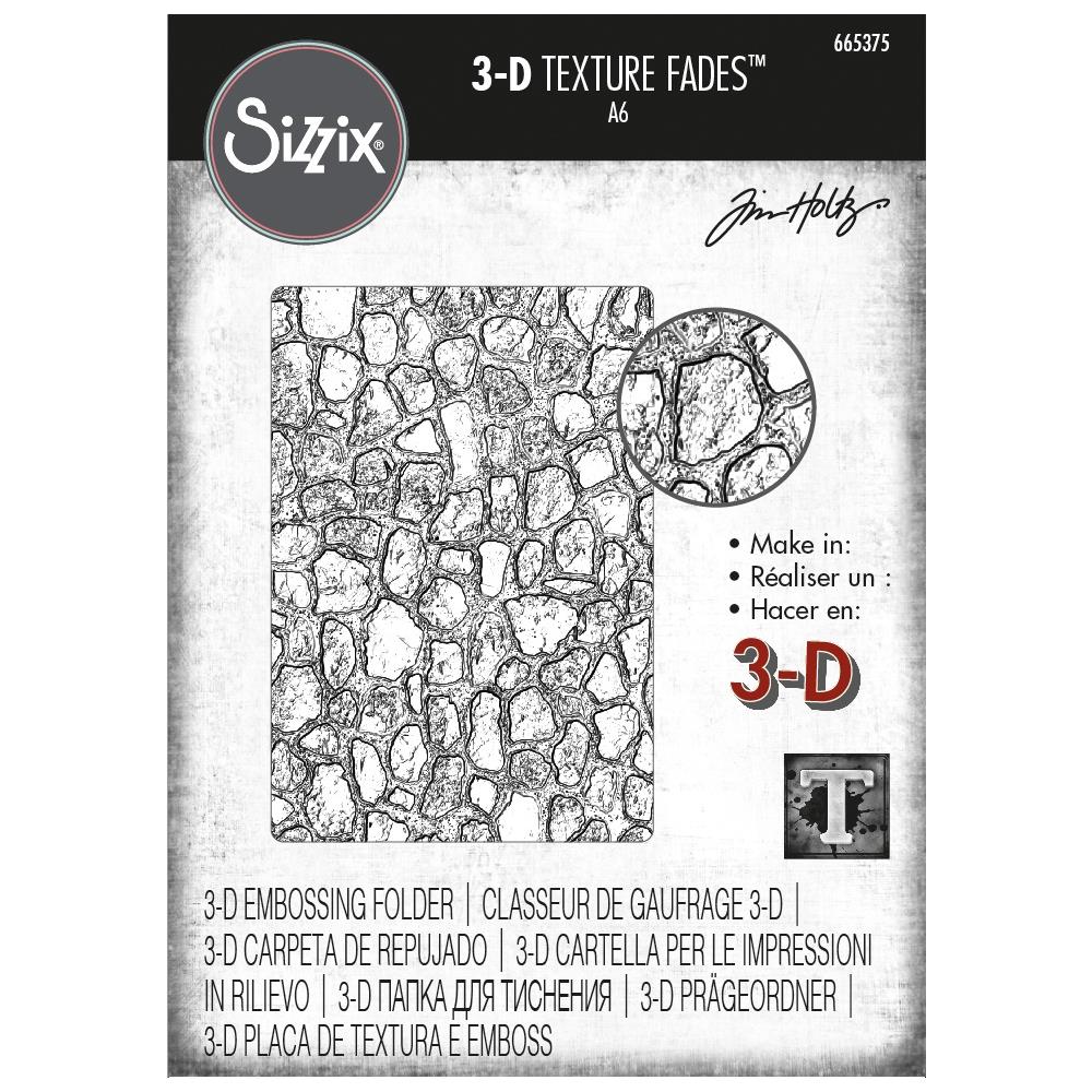 Sizzix Embossing Folder Texture Fades Arched 665459 