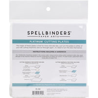 SPELLBINDERS GLITTER PLATINUM-  6X6 CUTTING PADS -  - For Papercrafts & Sewing - New !!  PL120