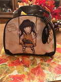GORJUSS GIRLS - " RUBY ON A SWING " LADIES HANDBAG / PURSE -  RARE !