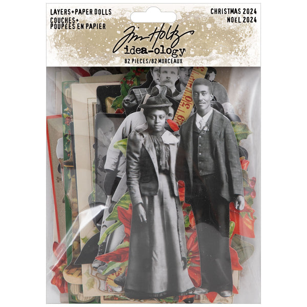 TIM HOLTZ CHRISTMAS LAYERS & PAPER DOLLS - #94414