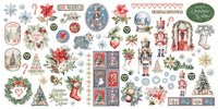 GRAHPIC 45 - DECK THE HALLS PAPERS 12X12 -and EPHEMERS DIE CUTS  #G453096 &  #453093