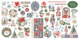 GRAHPIC 45 - DECK THE HALLS PAPERS 12X12 -and EPHEMERS DIE CUTS  #G453096 &  #453093