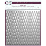 PADDED QUILT - 3D Embossing Folder 8"x8" by Creative Expressions - New !   EF3D-061