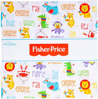 QUILT SQUARES - FISHER PRICE BABY - COTTON - RILEYBLAKE 5" STACKER -42 PIECES -* RETIRED *