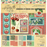 LIFE'S A BOWL OF CHERRIES by GRAPHIC 45 -  DIE CUTS PACKAGE -  NEW COLLECTION !
