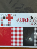 KRINGLE & CO SOLIDS & PRINTS -  12x12 Cardstock to MATCH UP WITH THE OTHER ITEMS