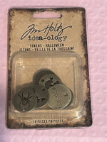 HALLOWEEN TOKENS from 2018 - TIM HOLTZ  - RETIRED & RARE !!   #TH93721