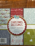 POLKADOODLES - GNOME SEASON - christmas PAPER PACK  - 6X6 - 24 SHEETS - IMPORTED - CHOOSE DESIGN