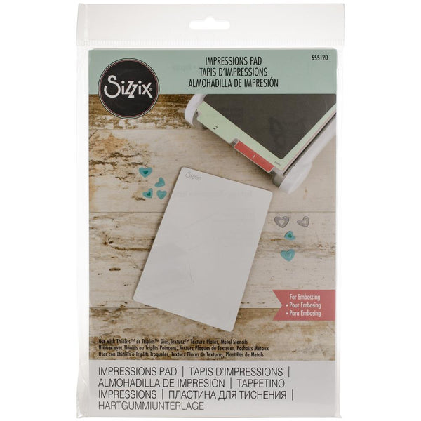 SIZZIX IMPRESSIONS PAD - 655120 Sizzix BIGkick/Big Shot/Vagabond Texturz Impressions Pad