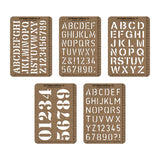 TIM HOLTZ STENCILS #94135 - LETTERS &  NUMBERS  - RETIRED PRODUCT !  limited quantity
