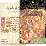 HELLO PUMPKIN  by Graphic 45 -  EPHEMERA PACK  - HARD TO FIND - LIMIT ONE PER PERSON -