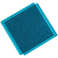 SIZZIX - TEAL GLITTER CUTTING PADS - 6"X6" - SET OF 2 in PKG