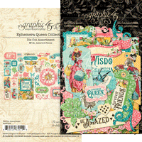 EPHEMERA QUEEN by GRAPHIC 45 - 8x8 paper pad only