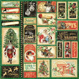 CHRISTMAS TIME 12X12  by GRAPHIC 45 -   WITH STICKERS !! New 2020 COLLECTION !!