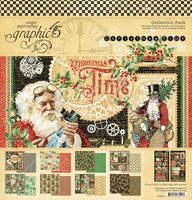 CHRISTMAS TIME 12X12  by GRAPHIC 45 -   WITH STICKERS !! New 2020 COLLECTION !!