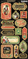 CHRISTMAS TIME by GRAPHIC 45 -  CHIPBOARDS ONLY - New 2020 COLLECTION !!