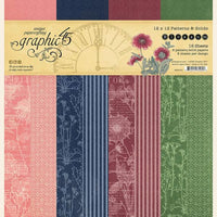 BLOSSOM  by GRAPHIC 45 - PATTERNS & SOLIDS 12x12  -  Brand New Collection  !