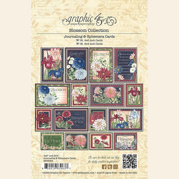 BLOSSOM by GRAPHIC 45 DIE CUT EPHEMERA Brand New Collection – BARBS  CRAFT DEPOT