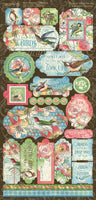BIRDWATCHER COLLECTION by GRAPHIC 45-   Accessory Items only  - New !