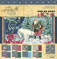 LET IT SNOW - JOURNALING CARDS ONLY  by GRAPHIC 45 -  CHRISTMAS COLLECTION 2021