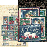 LET IT SNOW 8x8 Paper Pad - by GRAPHIC 45 -  CHRISTMAS COLLECTION 2021
