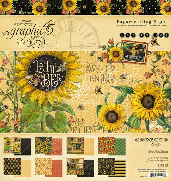LET IT BEE by GRAPHIC 45 - 8x8  PAPER COLLECTION