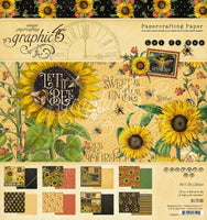 LET IT BEE by GRAPHIC 45 - 12x12 PAPER COLLECTION with STICKERS