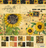 LET IT BEE by GRAPHIC 45 - 12x12 PAPER COLLECTION with STICKERS