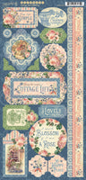 COTTAGE LIFE -  by GRAPHIC 45 - NEW !!  12x12 PATTERNS & SOLIDS PAPER PACK
