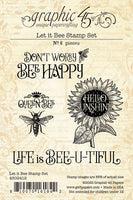 LET IT BEE by GRAPHIC 45 - 12x12 PAPER PACK of PATTERNS & SOLIDS