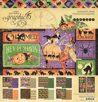 CHARMED by GRAPHIC 45 -  HALLOWEEN 2022 COLLECTION - STAMP SET - New !!
