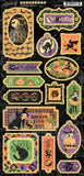 CHARMED by GRAPHIC 45 -  HALLOWEEN 2022 COLLECTION - 8"x8"  CARDSTOCK SET -NEW !!