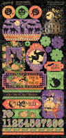 CHARMED by GRAPHIC 45 -  HALLOWEEN 2022 COLLECTION - 8"x8"  CARDSTOCK SET -NEW !!