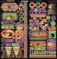 CHARMED by GRAPHIC 45 -  HALLOWEEN 2022 COLLECTION - DIE CUTS EPHEMERA