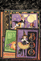 CHARMED by GRAPHIC 45 -  HALLOWEEN 2022 COLLECTION - CHIPBOARDS  - New !!