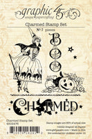 CHARMED by GRAPHIC 45 -  HALLOWEEN 2022 COLLECTION - 8"x8"  CARDSTOCK SET -NEW !!