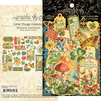 LITTLE THINGS by GRAPHIC 45 PAPERS - 12x12 CARDSTOCK COLLECTION - NEW !!