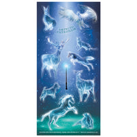 HARRY POTTER PATRONUS - "Glow in the Dark"  STICKERs - New !! - 17 in Pack - Larger Size -  by Paper House for Journals and Cards ! Enamel Button look