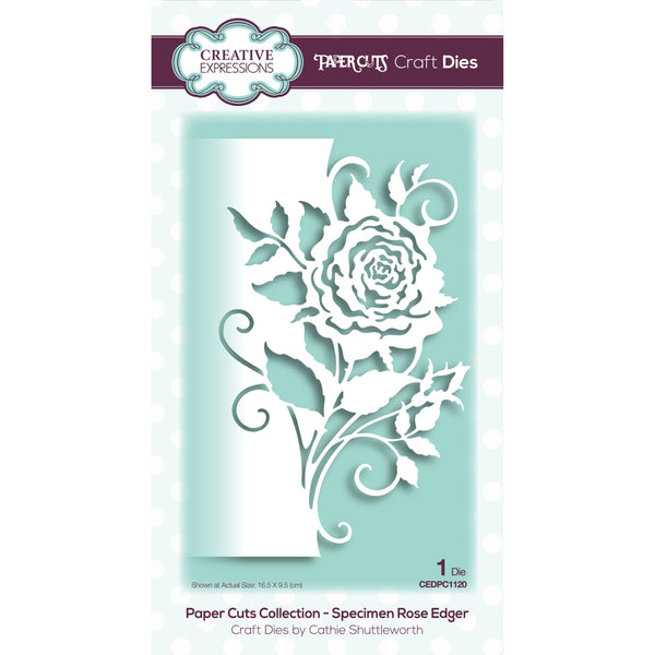 SINGLE ROSE EDGER Die -  New from  CREATIVE EXPRESSIONS !!