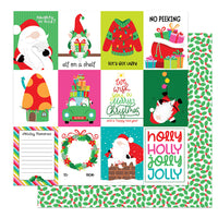 CHRISTMAS PARTY by TULLA & NORBERT GNOMES - by Photoplay- 12x12 Cardstock set with Ephemera Pack !!  - New !!