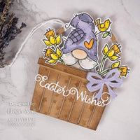 EASTER EGGS GNOME STAMP by WOODWARE - Clear Stamp 2023 New !