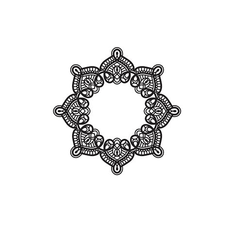 LACE DOILY EMBOSSING FOLDER - A2  by DARICE -  NEW !!!
