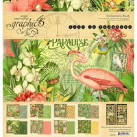 LOST IN PARADISE by GRAPHIC 45 - JOURNALING CARDS - Rare !!