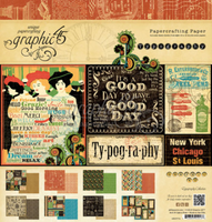 TYPOGRAPHY by GRAPHIC 45 - CHIPBOARDS ONLY