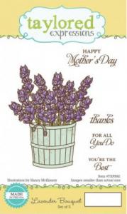 LAVENDER BOUQUET - PETITE STAMP SET by TAYLORED EXPRESSIONS