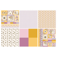 BUMBLEBEE'S DANCE - 8X8 PAPER KIT #  1476 by  The PAPER BOUTIQUE