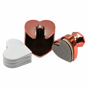 COUTURE CREATIONS HEART SHAPED BLENDER TOOL - ROSE GOLD   #CO727343