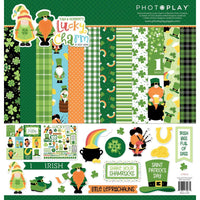 LUCKY CHARM - ST PATTY'S DAY - by PHOTOPLAY - 12X12 COLLECTION - ST PATRICKS DAY GNOMES